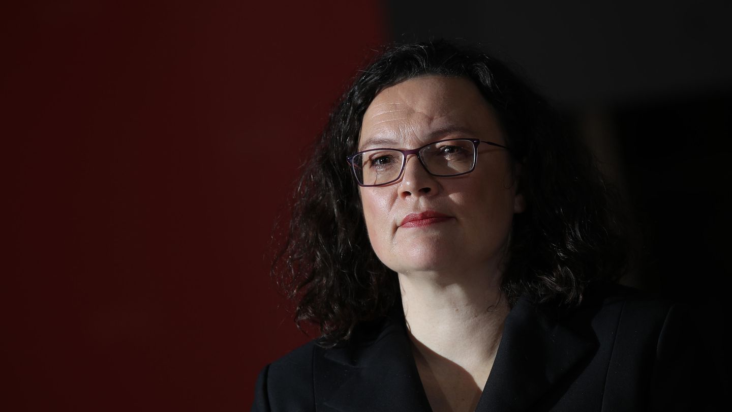 SPD-Vorsitzende Andrea Nahles will den Versuch abwehren, dass die Genossen schon 2019 über den Fortbestand der Großen Koalition entscheiden