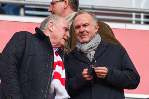 FC-Bayern-Bosse Uli Hoeneß und Karl-Heinz-Rummenigge