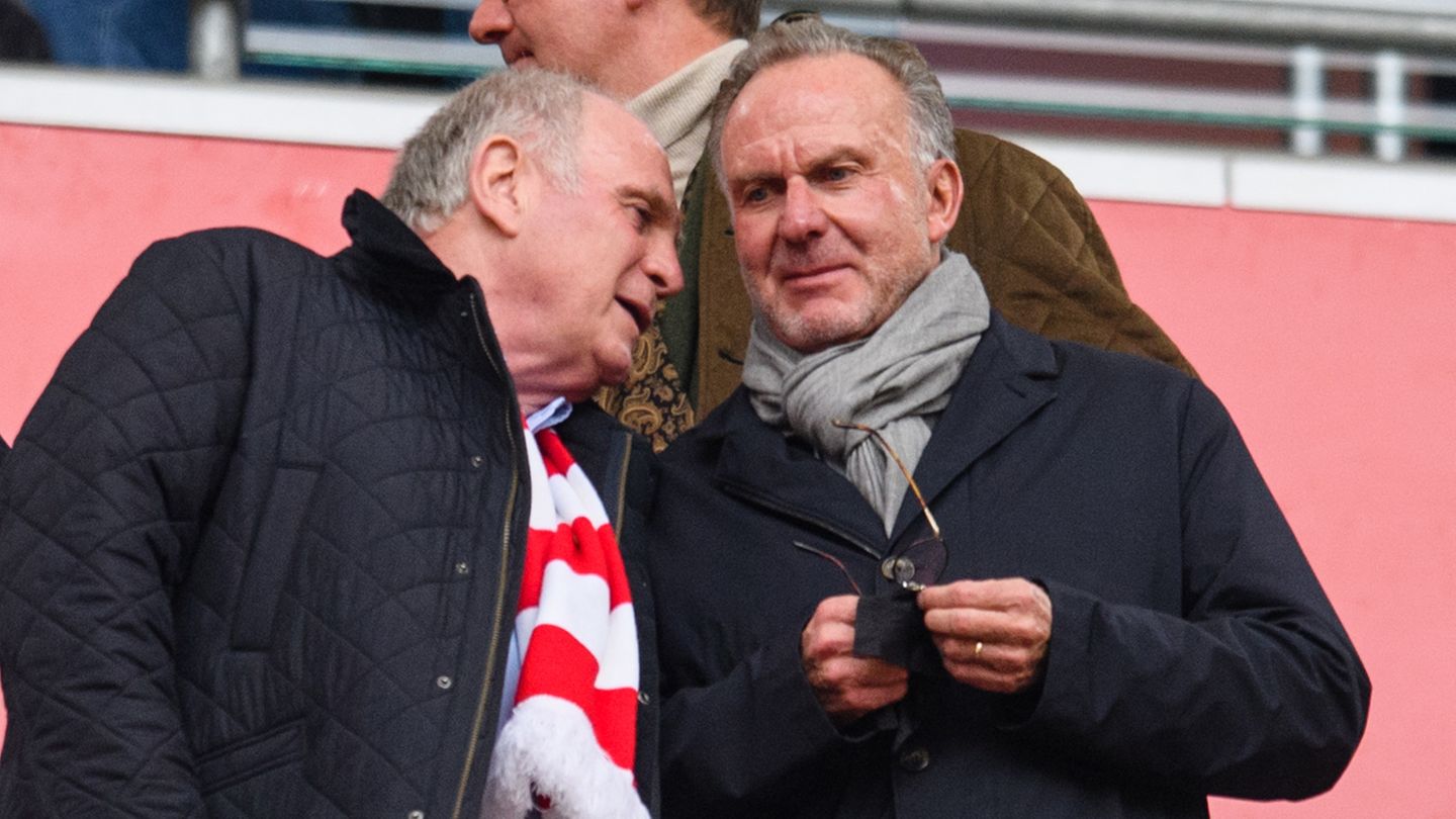 FC-Bayern-Bosse Uli Hoeneß und Karl-Heinz-Rummenigge