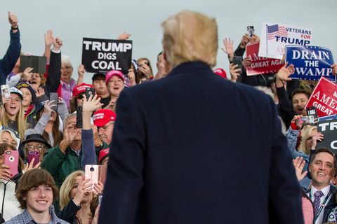 US-Präsident Donald Trump bei einer Wahlkampfveranstaltung