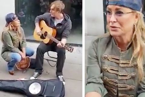 Unerwarteter Auftritt: Popstar Anastacia gibt Spontankonzert und singt mit Straßenmusiker in Dortmund