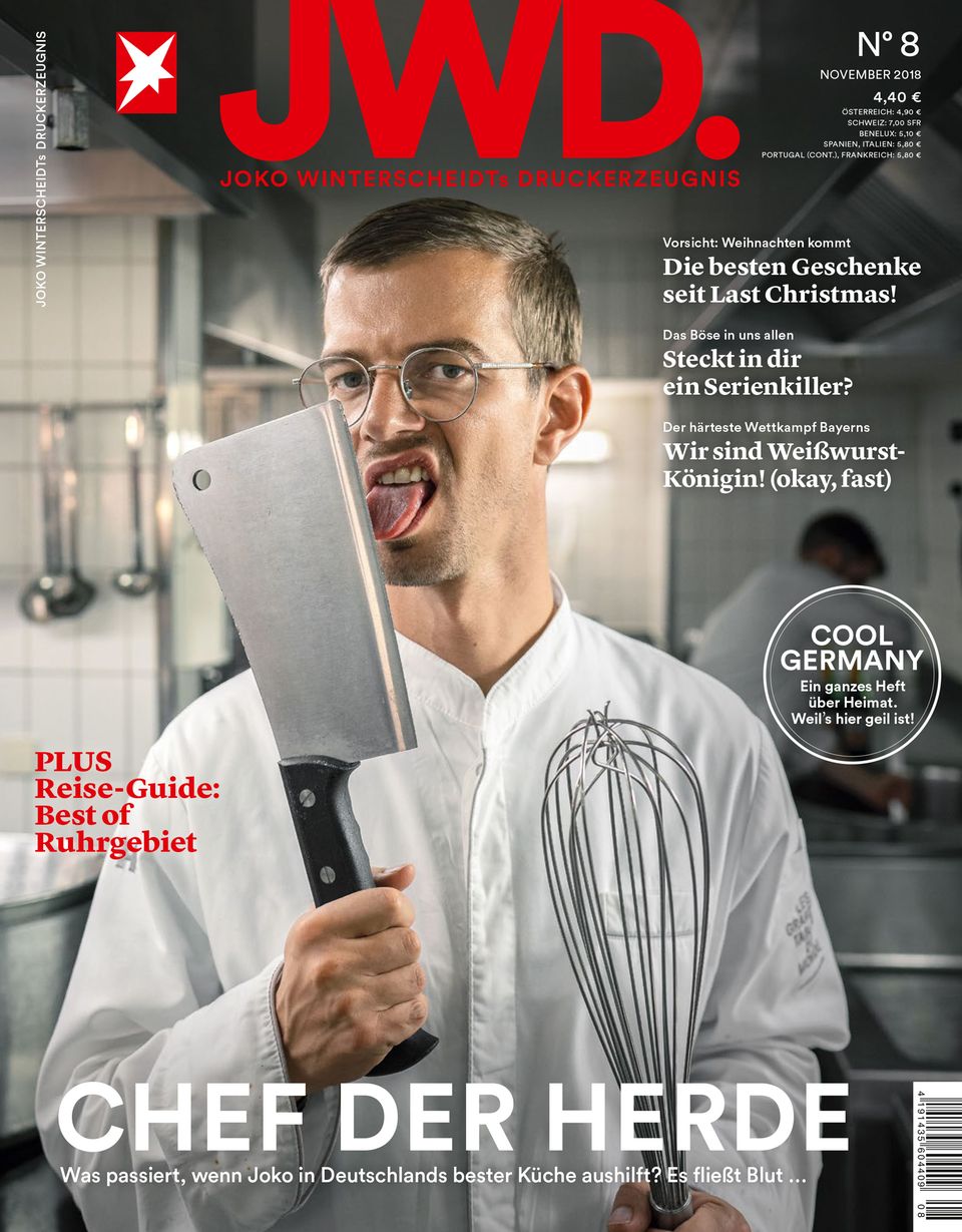 JWD Joko Winterscheidts Druckerzeugnis Cover Heft 8 Magazintitel JWD Heft 8