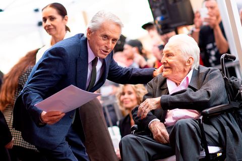 Michael Douglas und Kirk Douglas