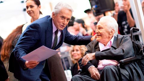 Michael Douglas und Kirk Douglas