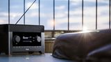DAB+: Sound-Sieger: Teufel 3sixty Der beste Sound im Test kommt von Teufel. Das gilt vor allem dann, wenn die Musik aus dem Internet kommt. Neben Internetradio unterstützt es auch Spotify, Bluetooth-Wiedergabe und USB. Der Radio-Empfang ist aber selbst bei DAB+ mäßig. Die Gesamtnote: "gut" (2,5). Dafür ist der Preis mit 280 Euro eigentlich zu hoch.