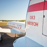 Das Flugzeug mit der Kennung N8083H flog zunächst für TWA, dann für Alaska Airlines und zehn weitere Fluglinien, ehe sie zusammen mit zwei anderen Super Stars von der Lufthansa Berlin Stiftung erworben wurde.