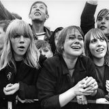 Weinende weibliche Beatles-Fans