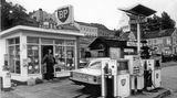 Eine BP-Tankstelle