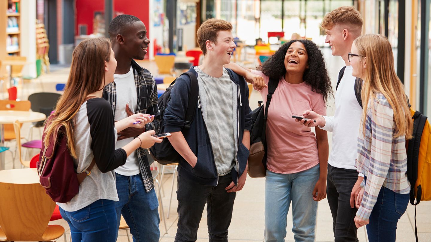 Eine Gruppe Teenager