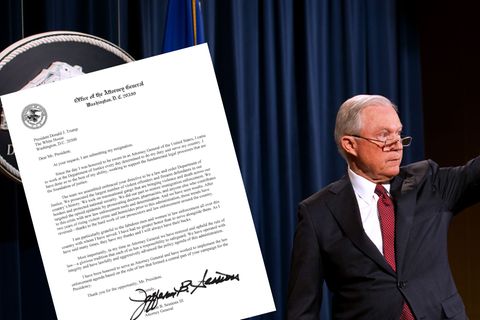 Justizminister Jeff Sessions hat seinen Rücktritt eingereicht