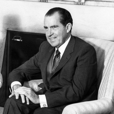 Richard Nixon im Mai 1970. Der Republikaner war von 1969 bis 1974 Präsident der Vereinigten Staaten