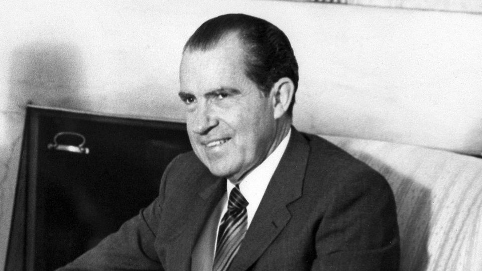 Richard Nixon im Mai 1970. Der Republikaner war von 1969 bis 1974 Präsident der Vereinigten Staaten