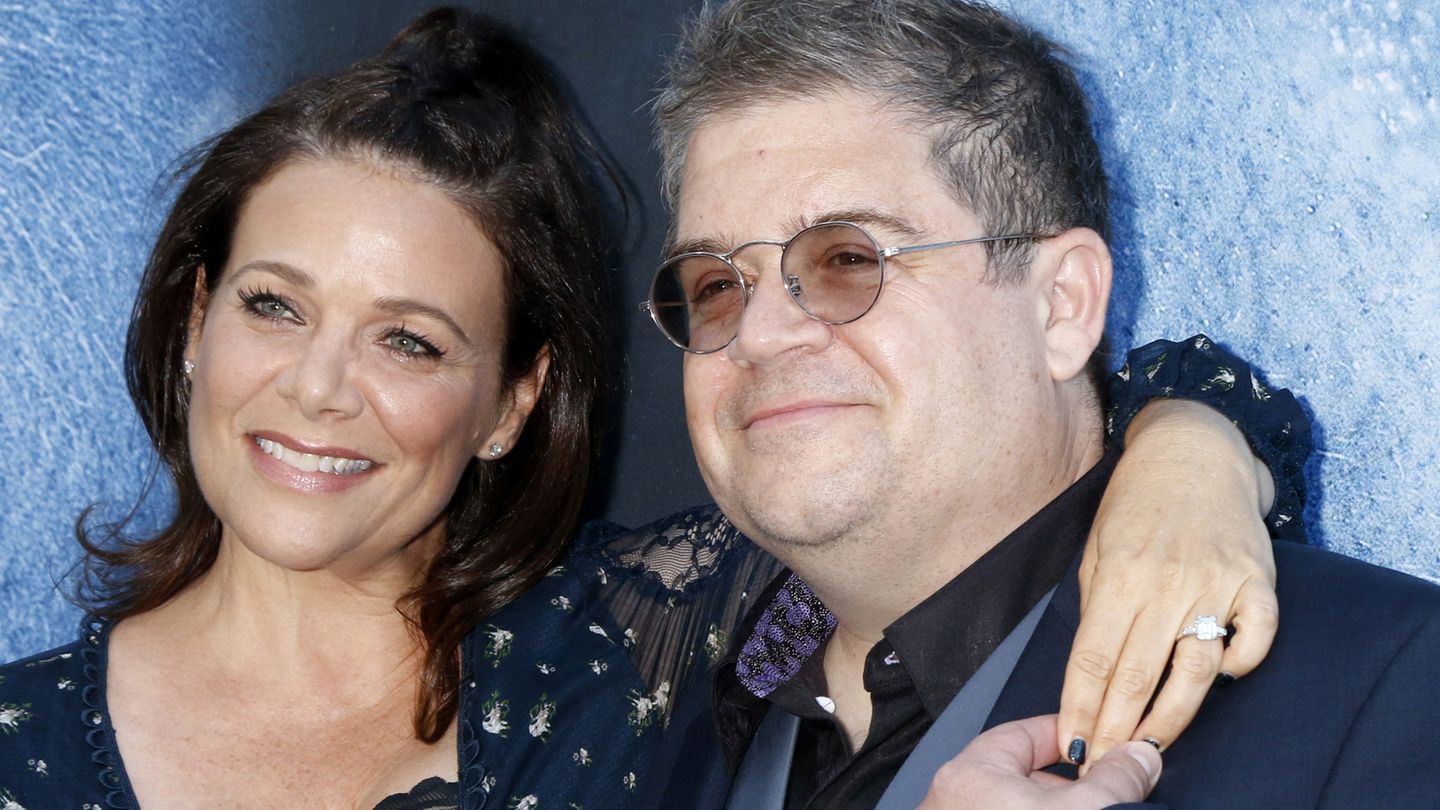 Meredith Salenger und ihr Mann, Comedian Patton Oswalt