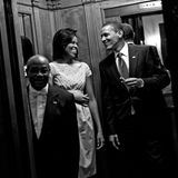 Michelle und Barack Obama Inauguration