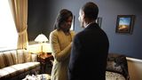 Michelle und Barack Obama vor Inauguration