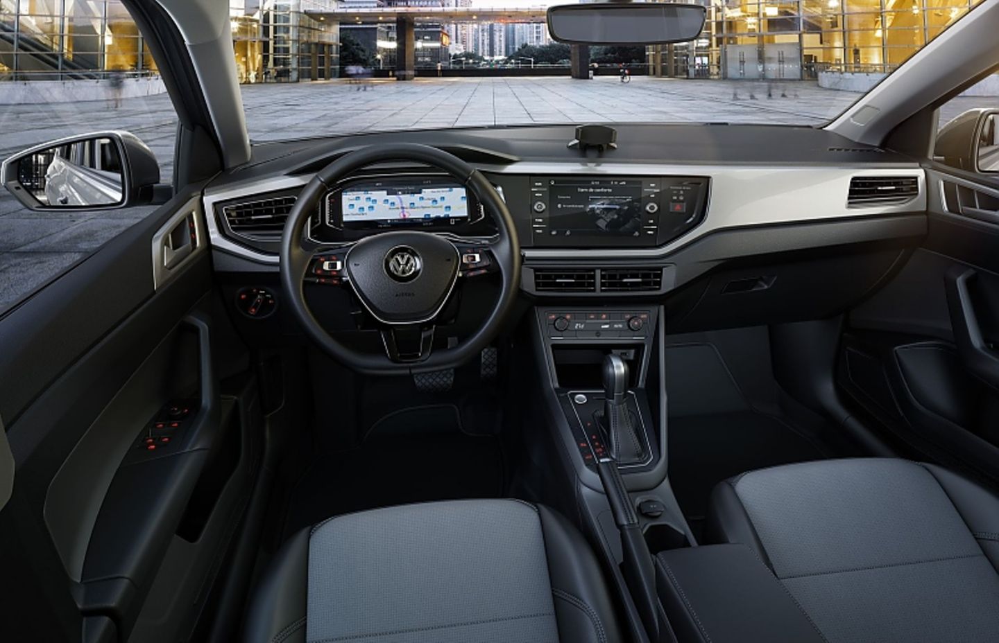 Das Cockpit bietet die Funktionalität der europäischen Fahrzeuge