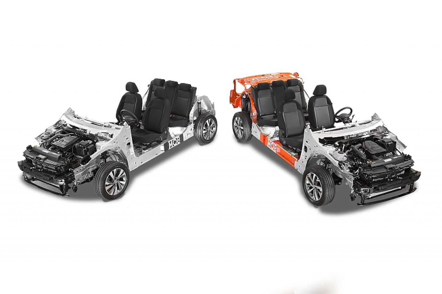Vergleich: VW Polo (links) Virtus (rechts)