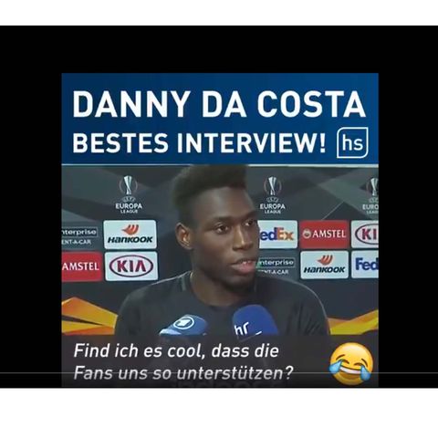 "Ja, finde ich cool": Eintracht-Frankfurt-Profi Danny da Costa interviewt sich selbst