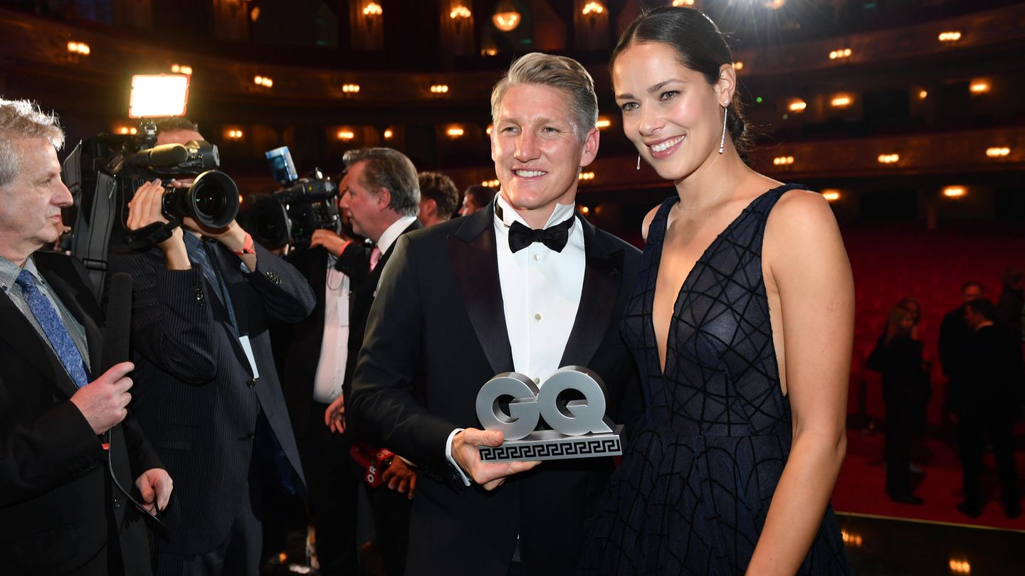 Bastian Schweinsteiger und Ana Ivanovic bei der GQ-Verleihung
