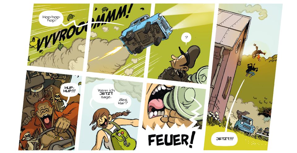 "Spirou in Berlin" Ein Strip aus dem Comic
