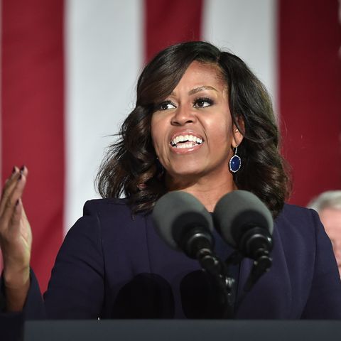 Michelle Obama bei einer Rede in New Hampshire
