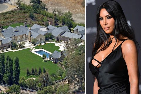 Dieses Anwesen in Hidden Hills kauften Kim Kardashian und Kanye West 2014 und ließen es aufwendig umbauen