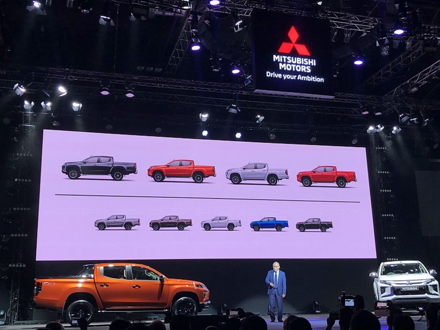 Weltpremiere Mitsubishi L 200 in Bangkok