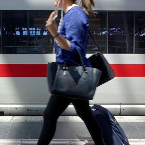 Reisende der Deutschen Bahn