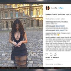 Newsha Syeh: "Mit hasserfüllten Augen": Bloggerin wird aus Louvre geschmissen – wegen dieses Kleides
