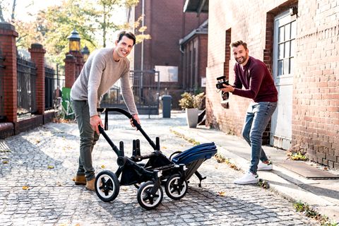 Thomy (l.) und Bo von "New Dads on the Blog"