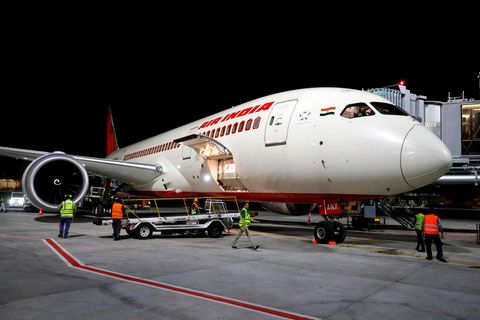 Eine Boeing 787, auch Dreamliner genannt, der defizitären Air India. Die indische Regierung möchte ihre Anteile an der Airline verkaufen, doch findet sie keinerlei Käufer.