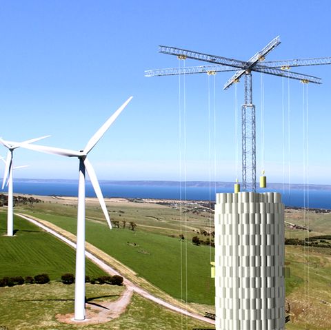 Energy Vault: Speicherung von Windernergie