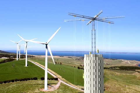 Energy Vault: Speicherung von Windernergie