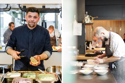 Tim Mälzer ist erstmalig im "Gault&Millau" mit seinem Hamburger Restaurant "Gute Botschaft" vertreten. Micha Schäfer, Küchenchef im Berliner "Nobelhart&Schmutzig", bereits zum erneuten Mal.