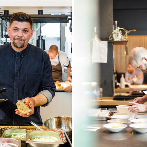 Tim Mälzer ist erstmalig im "Gault&Millau" mit seinem Hamburger Restaurant "Gute Botschaft" vertreten. Micha Schäfer, Küchenchef im Berliner "Nobelhart&Schmutzig", bereits zum erneuten Mal.
