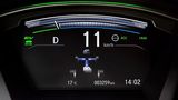 Das Kombiinstrument des Honda CR-V Hybrid zeigt auch den momentanen Fahrmodus an