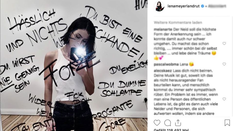 Lena Meyer-Landruth setzt ein Zeichen gegen Cybermobbing Lena Meyer-Landruth setzt ein Zeichen gegen Cybermobbing