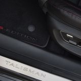 Auch die Fußmatten haben Stickereien