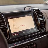Citroen C5 Aircross Blue HDI 180 - etwas blasser Multifunktionsbildschirm in der Mitte