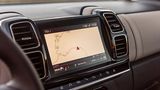 Citroen C5 Aircross Blue HDI 180 - etwas blasser Multifunktionsbildschirm in der Mitte