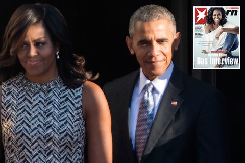 Barack  und Michelle Obama