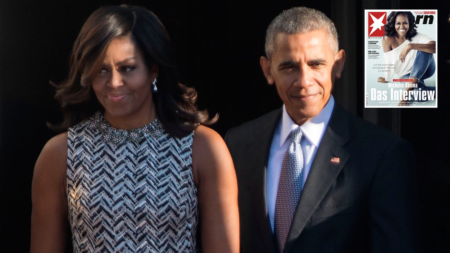 Barack  und Michelle Obama