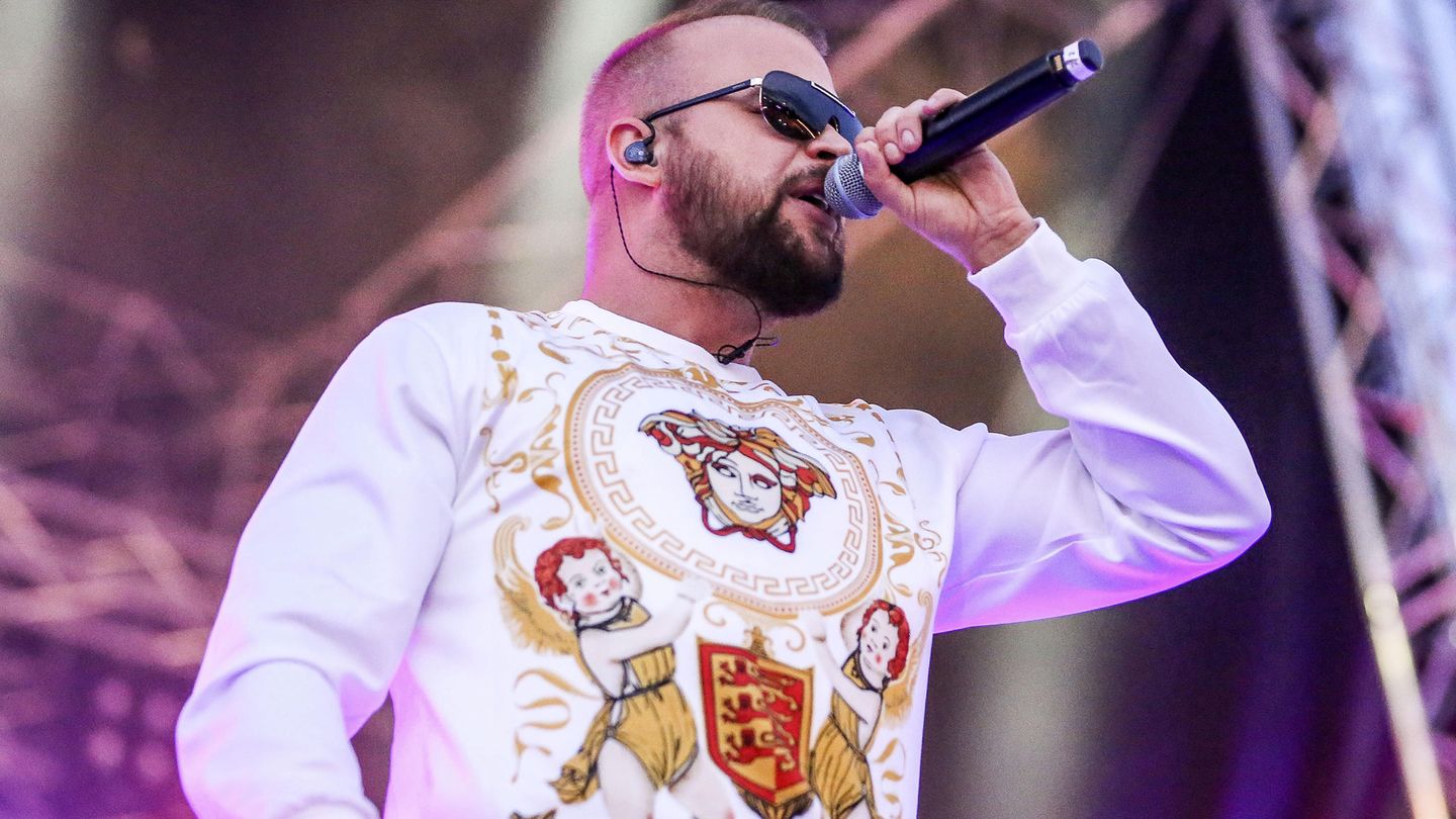 Rapper Kollegah bei einem Auftritt