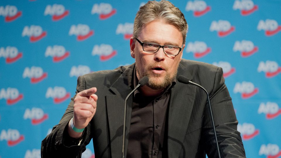 Guido Reil spricht beim Bundesparteitag der Alternative für Deutschland Guido Reil spricht beim Bundesparteitag der Alternative für Deutschland