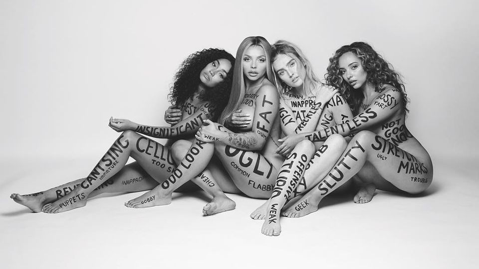 #StripWithLittleMix: Girlband vollgekritzelt mit Beleidigungen: Warum dieses Nacktfoto wirklich was bewegt #StripWithLittleMix: Girlband vollgekritzelt mit Beleidigungen: Warum dieses Nacktfoto wirklich was bewegt