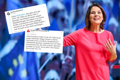 Bahn lässt Kinder von Grünen-Chefin Annalena Baerbock am Bahnhof stehen
