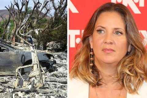 Wegen der Feuer in Malibu mussten Dana Schweiger und ihre Kinder ihr Haus evakuieren