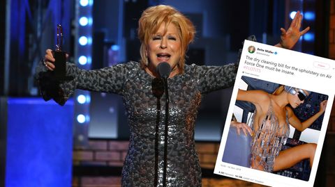 Show-Ikone Bette Midler spottet auf Twitter über Melania Trump - das sorgt nicht nur für Lacher