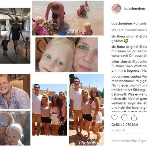 Auf Instagram postete Jens Büchner häufig Bilder seiner Großfamilie. Vor allem von den Zwillingen Diego Armani und Jenna Soraya gibt es viele Fotos auf Social Media. 