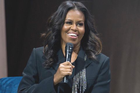 Die ehemalige First Lady der USA, Michelle Obama, in der Capital-One-Arena in Washington